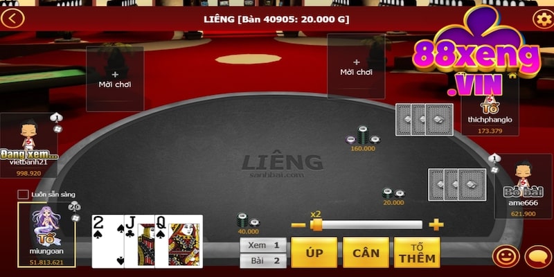 4 ưu điểm khi tham gia chơi Liêng tại Xeng88