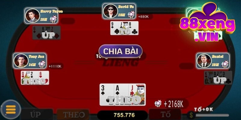 Nhận tiền thưởng từ game đánh bài Liêng tại Xeng88